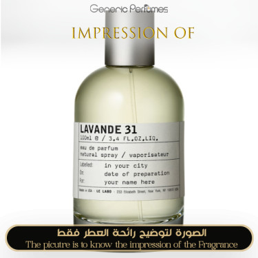 Inspired Le Labo - Lavande 31 for Unisex Inspired Le Labo - Lavande 31 for Unisex