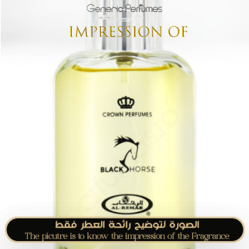 Inspired Al Rehab - Black Horse for Man