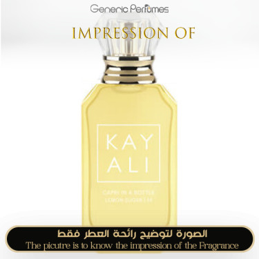 Inspired Kayali - Capri in a Bottle Lemon Sugar 14 for Women A+