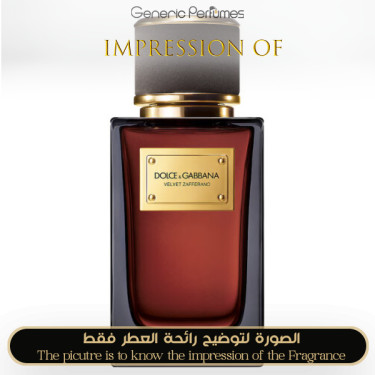 Inspired Dolce & Gabbana - Velvet Zafferano for Unisex - A+ Inspired Dolce & Gabbana - Velvet Zafferano for Unisex - A+