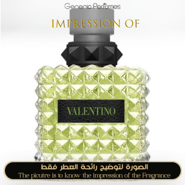 Inspired Valentino - Donna Born In Roma Green Stravaganza for Women