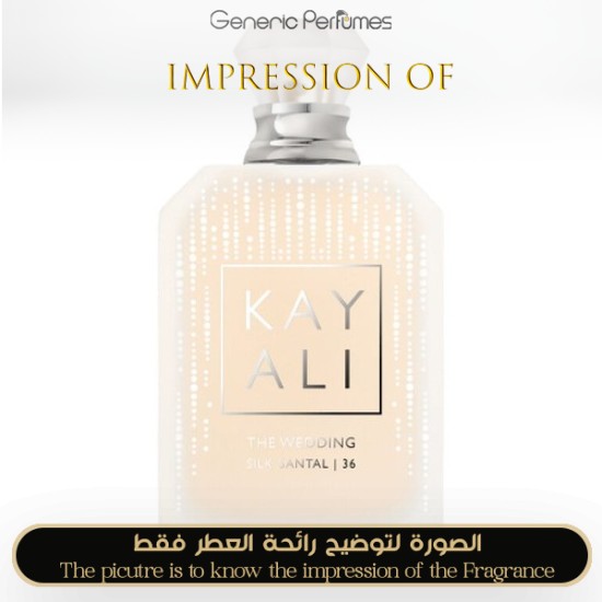 Inspired Kayali - The Wedding Silk Santal 36 for Women A+