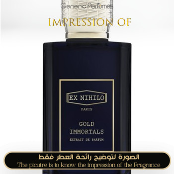 Inspired Ex Nihilo - Gold Immortals Extrait for Unisex A++