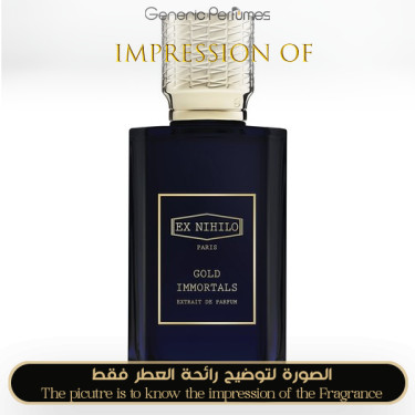 Inspired Ex Nihilo - Gold Immortals Extrait for Unisex A++