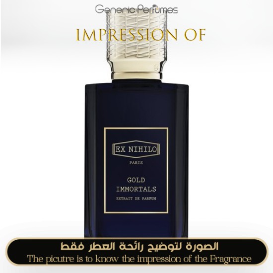 Inspired Ex Nihilo - Gold Immortals Extrait for Unisex A++