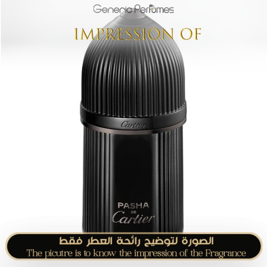 Inspired Cartier - Pasha de Cartier Noir Absolu for Unisex A+