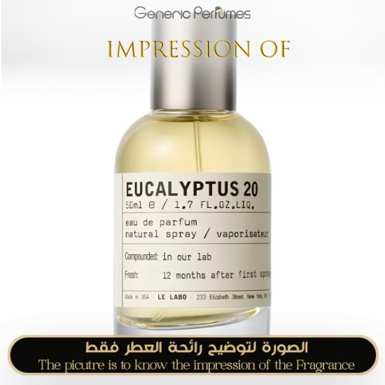 Inspired Le Labo - Eucalyptus 20 for Unisex A+