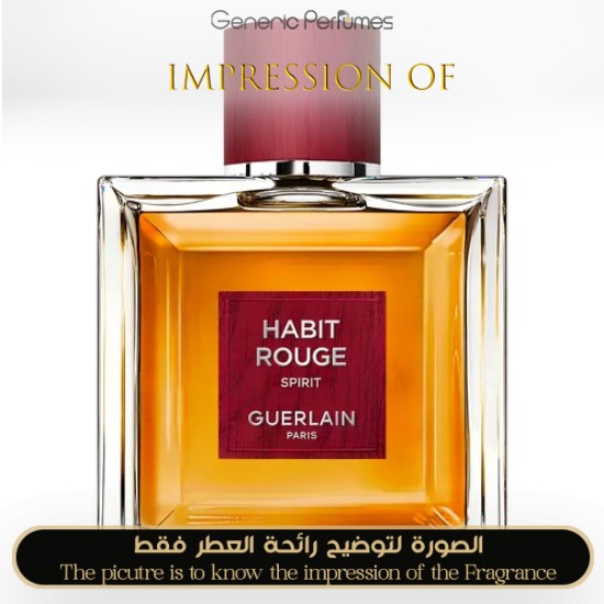 Inspired Guerlain - Habit Rouge Spirit for Man - A+