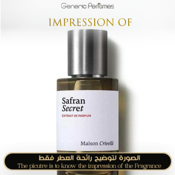 Inspired Maison Crivelli - Safran Secret for Unisex A++