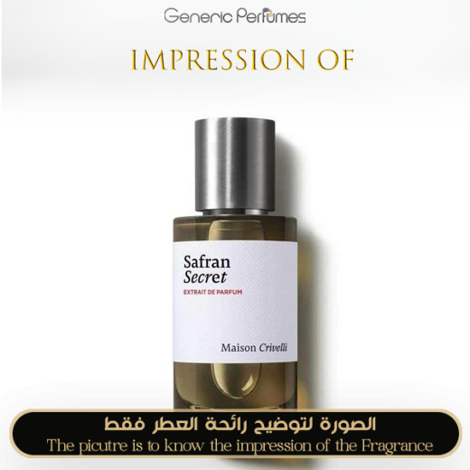 Inspired Maison Crivelli - Safran Secret for Unisex A++ Inspired Maison Crivelli - Safran Secret for Unisex A++