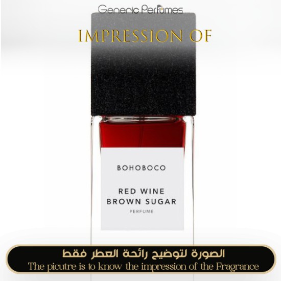 Inspired Bohoboco - Red Wine Brown Sugar for Unisex - A+