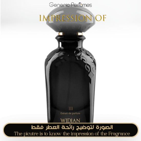 Inspired WIDIAN - Black III for Unisex