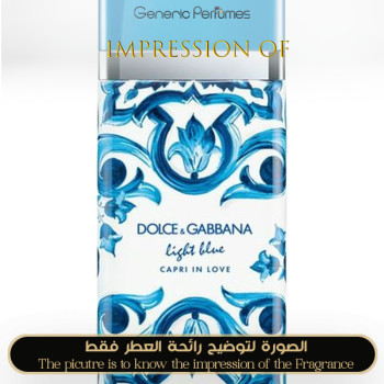 Inspired Dolce & Gabbana - Light Blue Capri In Love EDP for Women A+