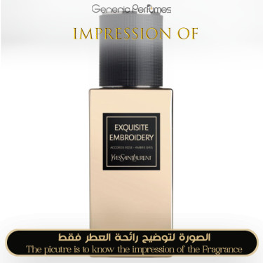 Inspired Yves Saint Laurent - Exquisite Embroidery for Unisex Inspired Yves Saint Laurent - Exquisite Embroidery for Unisex
