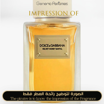 Inspired Dolce & Gabbana - Velvet Honey Santal for Unisex A+