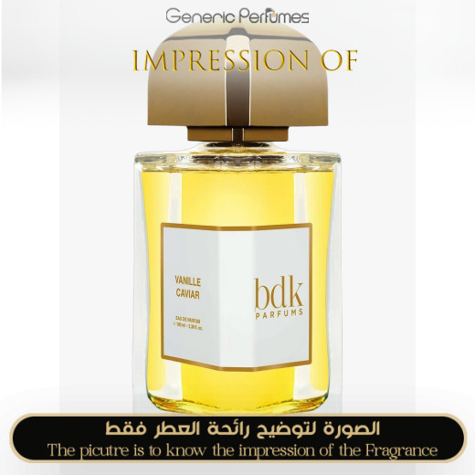 Inspired PARFUMS BDK PARIS - Vanille Caviar for Unisex A++
