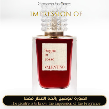Inspired Valentino - Sogno In Rosso for Unisex A+ Inspired Valentino - Sogno In Rosso for Unisex A+