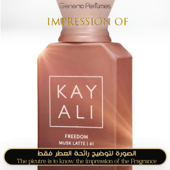 Inspired Kayali - Freedom Musk Latte 41 for Unisex A+