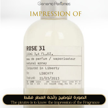 Inspired Le Labo - Rose 31 - A+