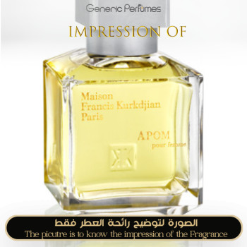 Inspired Maison Francis Kurkdjian - APOM Pour Femme for Women