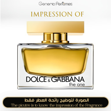 Inspired Dolce & Gabbana - The One for Women Inspired Dolce & Gabbana - The One for Women