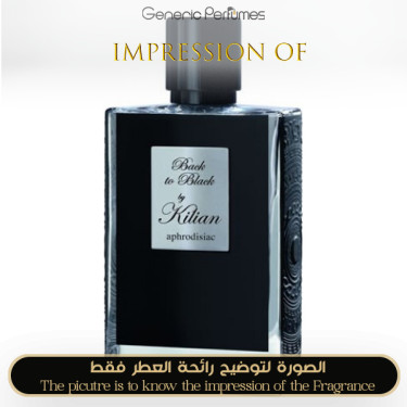 Inspired Kilian - Back To Black for Unisex Inspired Kilian - Back To Black for Unisex