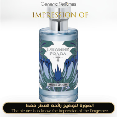 Inspired Prada - L homme Water Splash for Man Inspired Prada - L homme Water Splash for Man