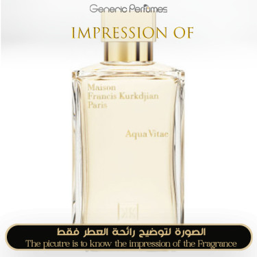 Inspired Maison Francis Kurkdjian - Aqua Vitae - A+ Inspired Maison Francis Kurkdjian - Aqua Vitae - A+