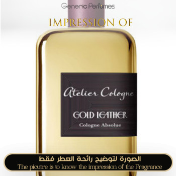 Inspired Atelier Cologne - Gold Leather for Unisex