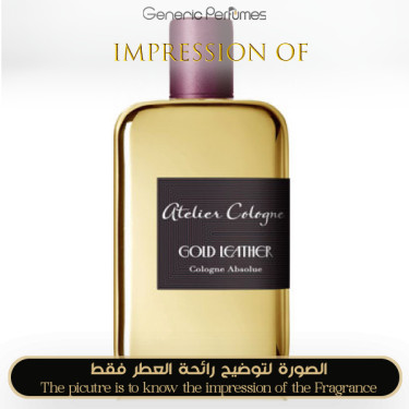 Inspired Atelier Cologne - Gold Leather for Unisex Inspired Atelier Cologne - Gold Leather for Unisex