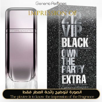 Inspired Carolina Herrera - 212 VIP Black Extra for Man
