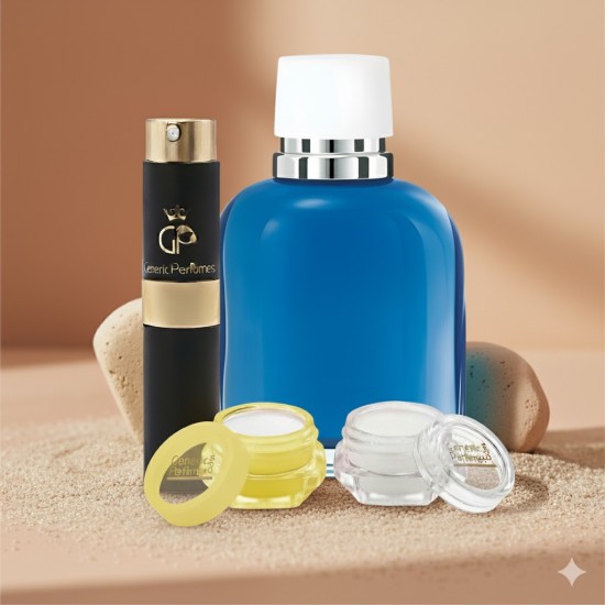 Inspired Spend $225 to get 1 Pcs Travel Spray (Light Blue pour Homme Italian Love) + 2 Solid Perfume
